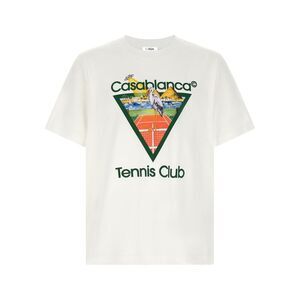 Casablanca Men 'Tennis Club' Front Print T-Shirt